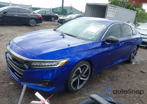 2021 Honda Accord Sport Special Edition from USA, damaged, VIN 1HGCV1F48MA071978